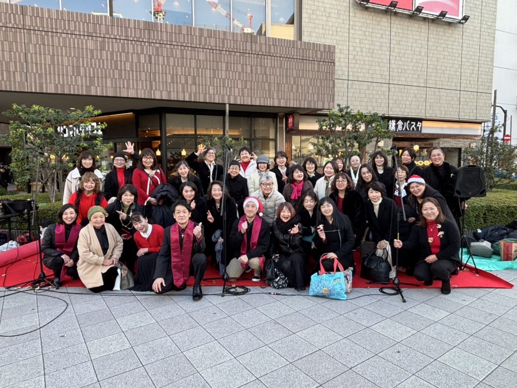 サンマルクカフェ前Xmas’コンサート